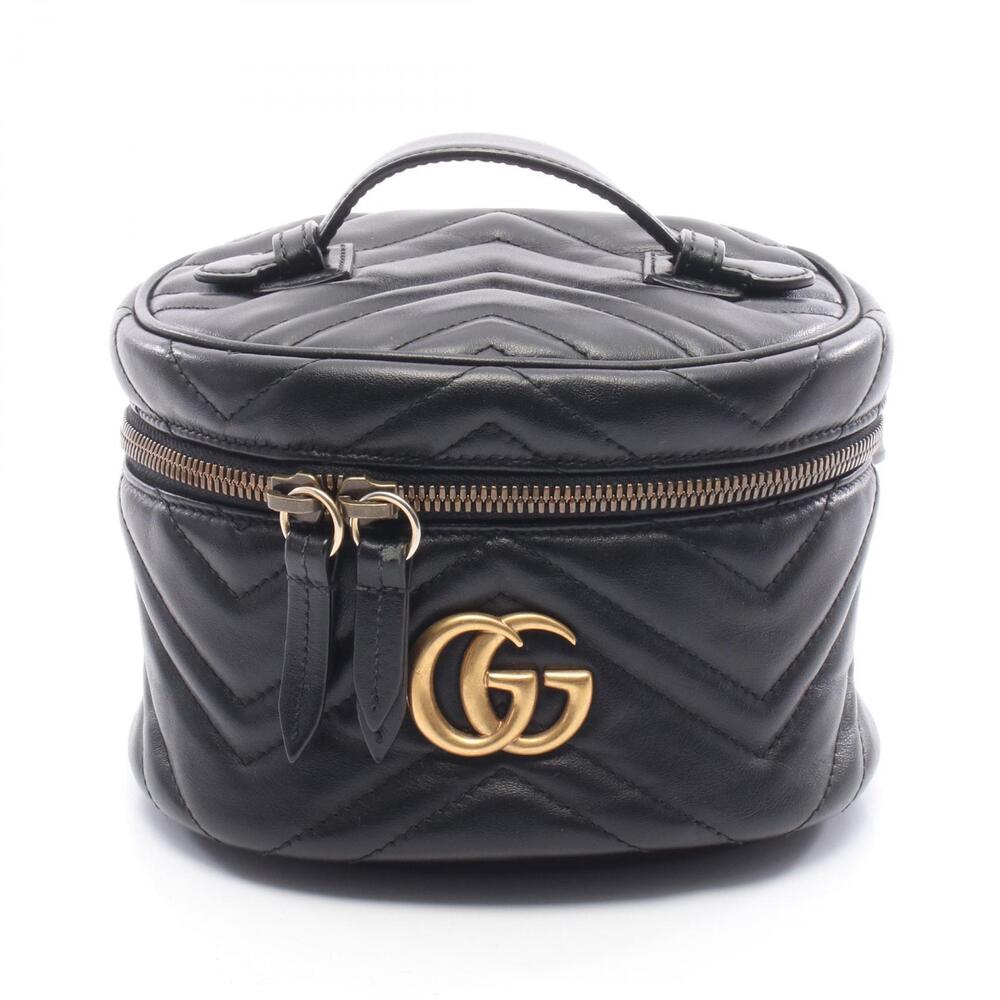 Gucci GG Marmont Backpack Rucksack Leather Black